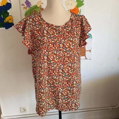 Blouse multicolore taille L